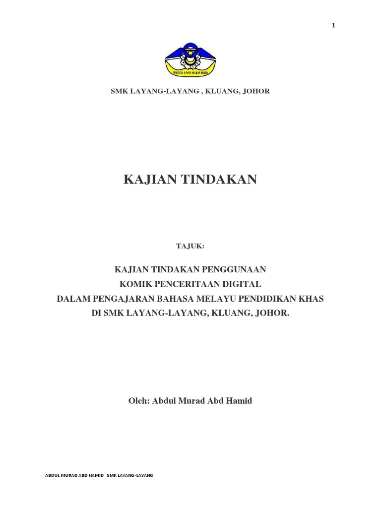 Kajian Tindakan Murid Pdf