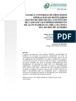 Análise de processos hoteleiros através do Seis Sigma