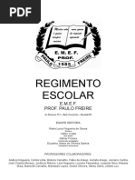 Regimento Escolar Paulo Freire Atualização 2017