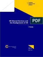 HR Shared Services and The Realignment of HR: Studies