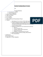 5th Sem-Industrial Training Report Format