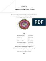 Laporan Praktikum Tape Ketela Ungu