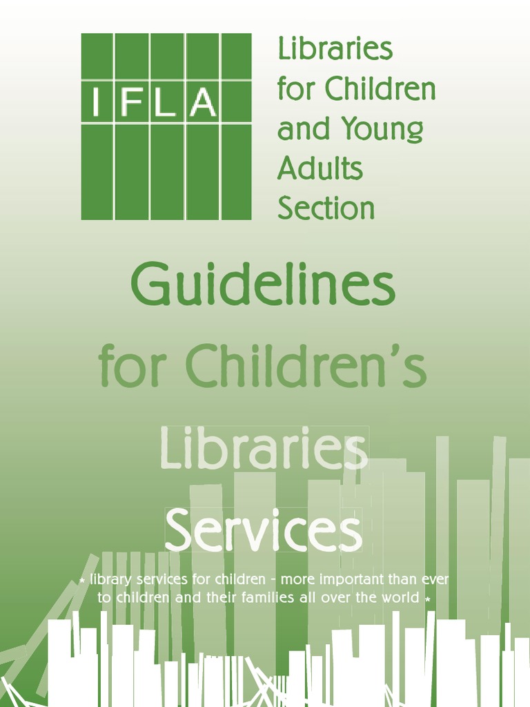 Guidelines For Childrens Libraries Services en | PDF | Librarian ...
