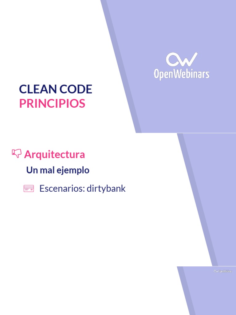 Arquitectura Clean Code en Desarrollo | PDF