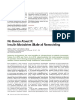 Insulin Modulates Skeletal Remodeling