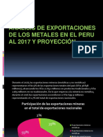 Análisis de Exportaciones de Los Metales en El