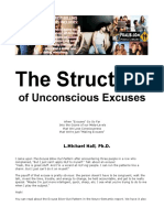 Michael Hall - The Structure of Unconscious Excuses 