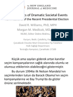 Health Effects of Dramatic Societal Events - Ramifications of The Recent Presidential Election