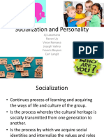 Socialization and Personality Development Factors