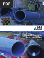 GPS PE Pipe Systems Dimensions