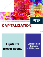 Capitalization