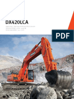 Powerful Doosan DX420LCA Excavator for Tough Jobs