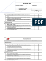 PPE Inspection Check List SF DMG HSE 032 05