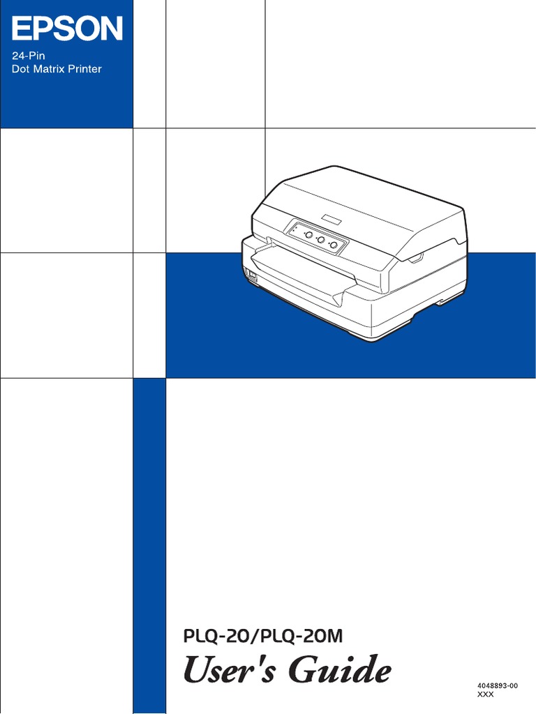 Epson PLQ 20M User Manual | PDF | Electrical Connector | Printer ...