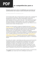 Conheça as Competências Para o Século 21