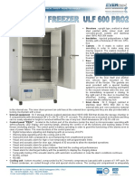 Commercial Ultra-Low Temperature Freezer Specifications