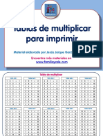 02 Matematicas Tablas de Multiplicar para Imprimir PDF