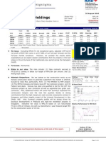 Sunway Holdings Berhad: 1HFY12/10 Net Profit More Than Doubles From A Year Ago - 25/08/2010