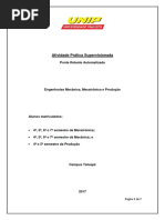 Aps Eng Mecanica. Prod. Mecanica e Mecatronica 2017.1