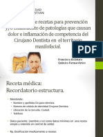 Recetas Analgesicos