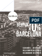 Identifikasi Bentuk Pola Kota Barcelona PDF