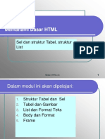 Temu 3 HTML Tabel