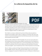 ¿Es Legal Que Te Cobren La Tasación de Tu Casa? Argentina , Diario La Nacion 2017