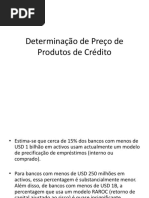 Determinação de Preço de Produtos de Crédito