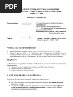 Documentazione equipollenza