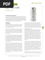 Download AgeLOC Vitality Product Sheet by Nu Club SN36385367 doc pdf