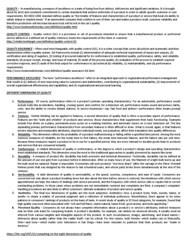 Understanding Quality Management Essentials | PDF | Quality Assurance ...