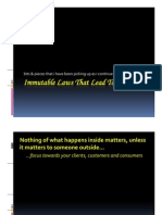 Immutable Laws That Lead to Success 300610