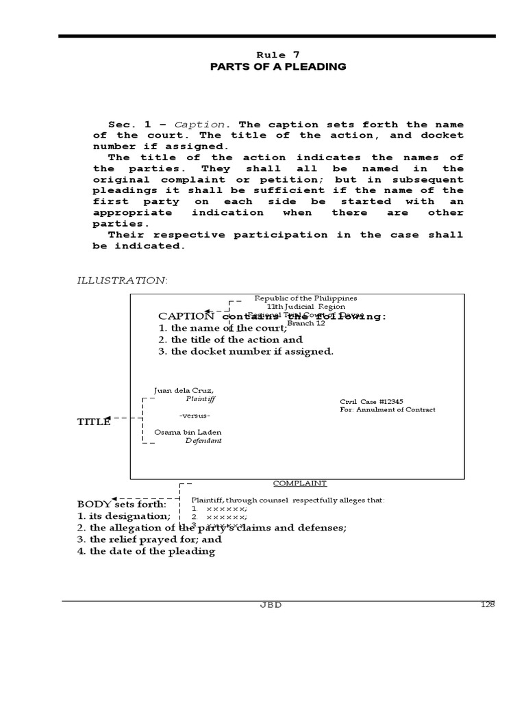 rule-07-parts-of-a-pleading-affidavit-pleading