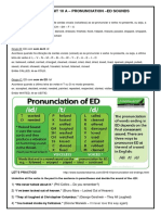 Unit 10 Past Ed Pronunciation