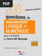 Annales Officielles Score IAE-Message 2023 | PDF