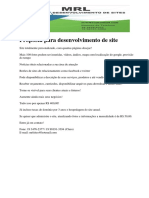 Proposta para Desenvolvimento de Sites PDF