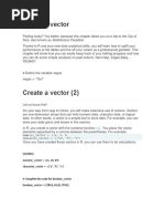 Create A Vector