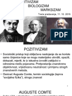 Pozitivizam, Biologizam, Marksizam