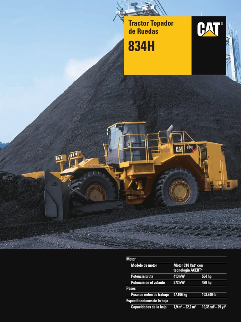 Tractores de Ruedas GM Cat Spec 834h Espanol PDF | PDF