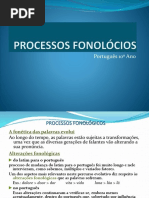 PROCESSOS FONOLÓGICOS