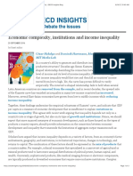 Economic Complexity Institutions and Income Inequality OECD Insights Blog