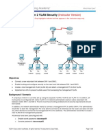 6.5.1.3 Packet Tracer - Layer 2 VLAN Security - Instructor