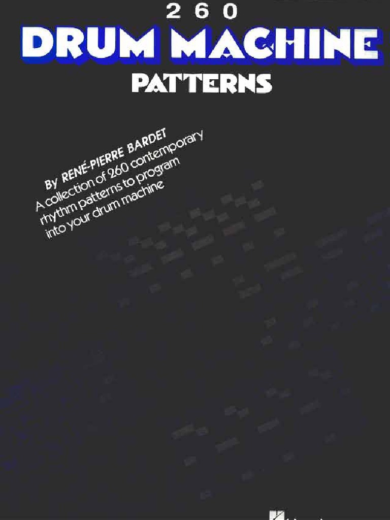 260 Drum Machine Patterns PDF