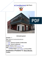 Tribunal Constitucional Del Perú
