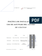 Politica Instalacion Software