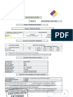 MSDS-oxido de Calcio