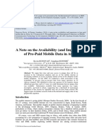 Availability N Importance of Pre-Paid Mobile Data in Africa y2010 # Kevin DONOVAN, Jonathan DONNER.pdf