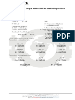 Tabela de Torque de Parafusos PDF