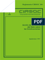 Cirsoc 104 Sobrecarga de Nieve PDF