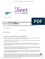 Como Ter Auto Confiança para Os Negócios - Viver Melhor Agora